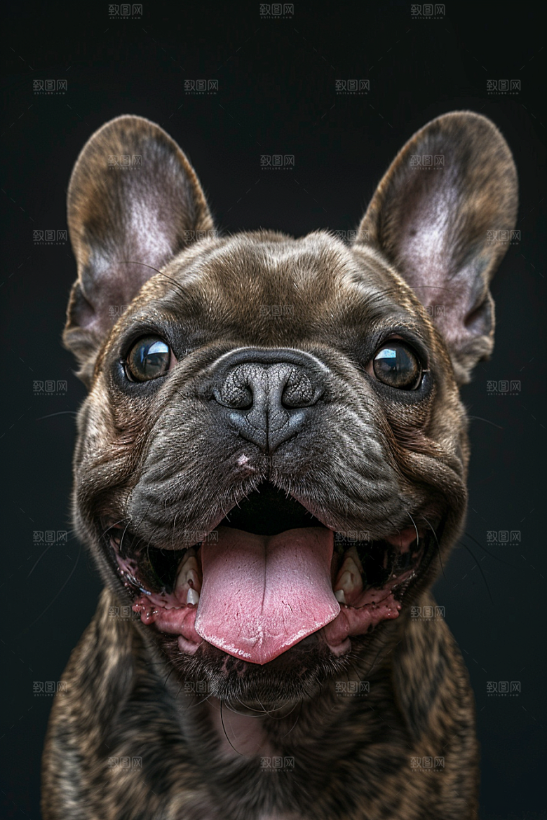 法国斗牛犬宠物高清摄影图