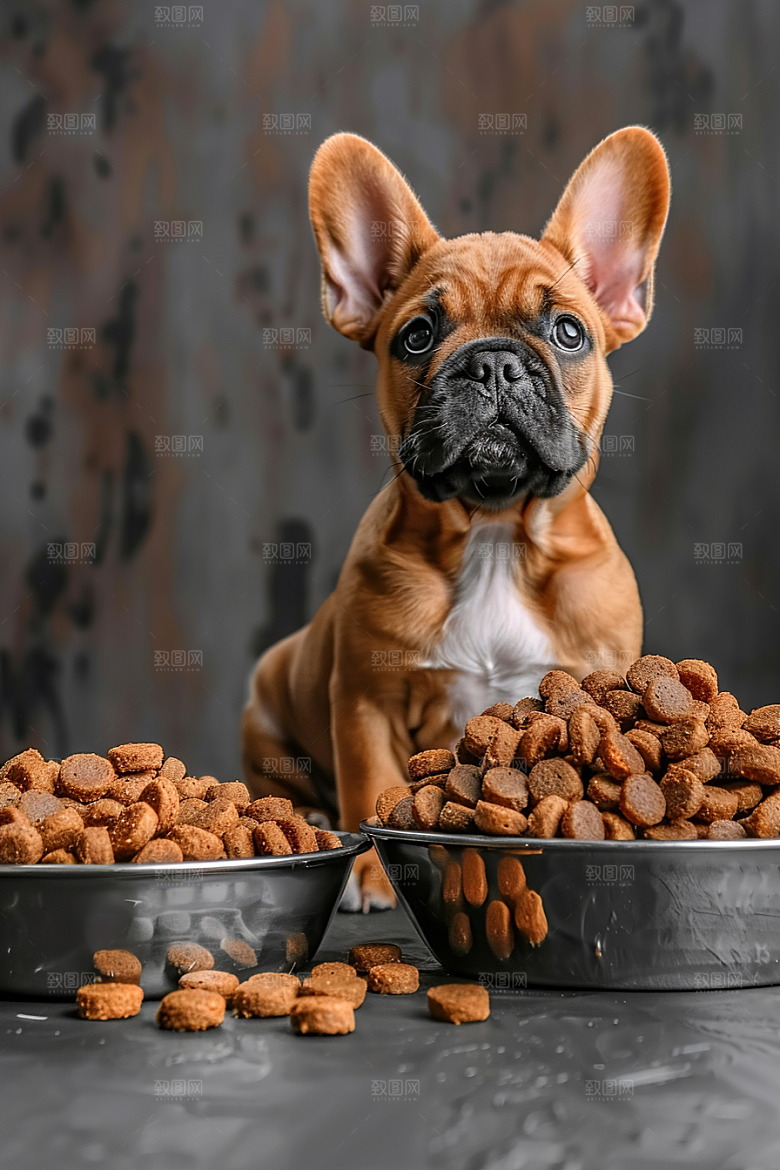 法国斗牛犬可爱自然摄影图
