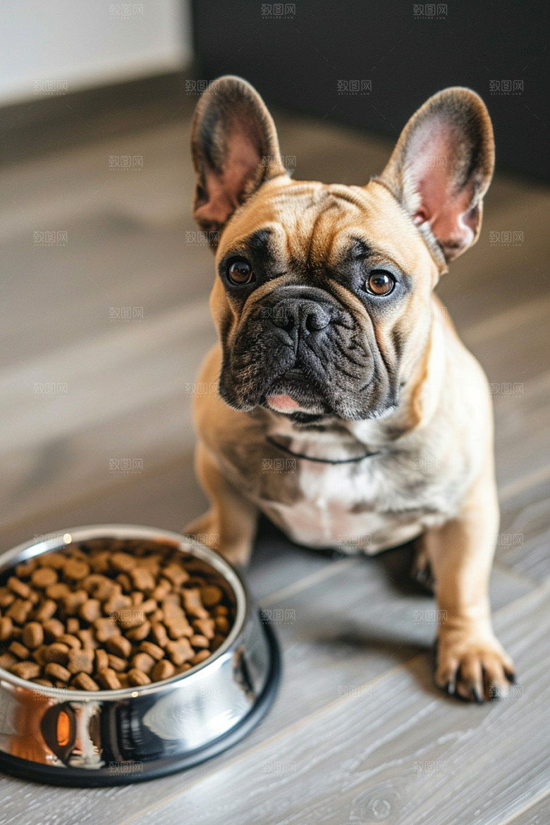 法国斗牛犬小狗伴侣动物摄影图
