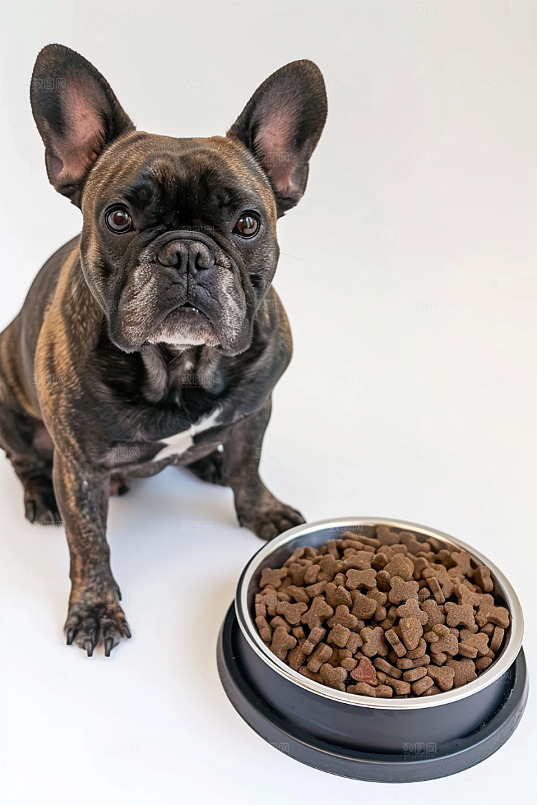 法国斗牛犬可爱牧牛犬摄影图