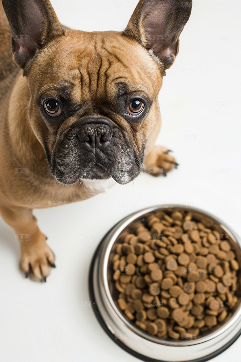 法国斗牛犬可爱牧牛犬摄影图