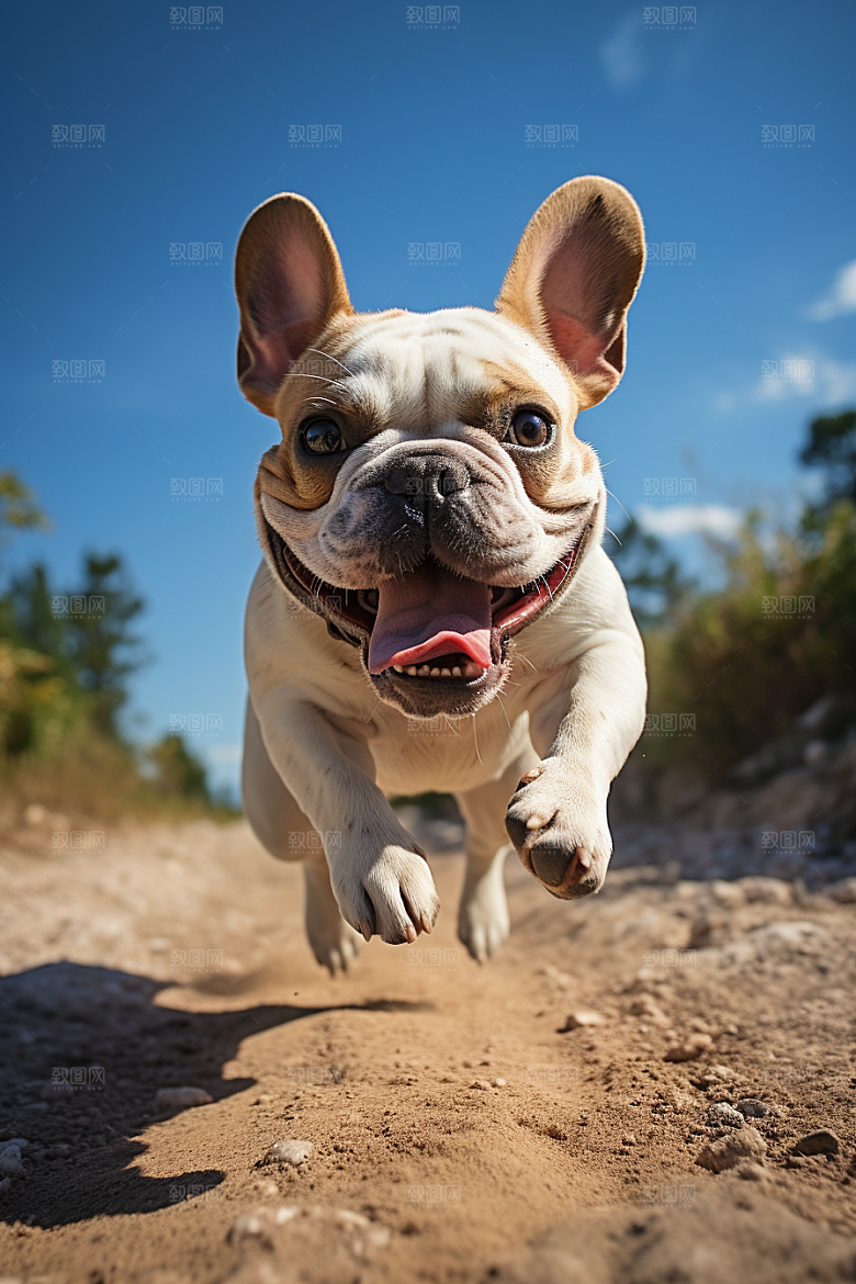 法国斗牛犬生活伴侣动物摄影图