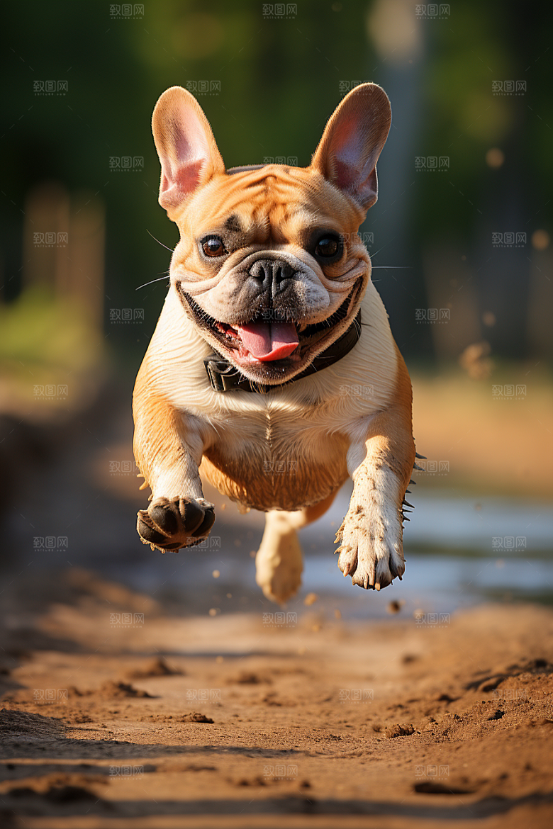 法国斗牛犬可爱丑萌摄影图