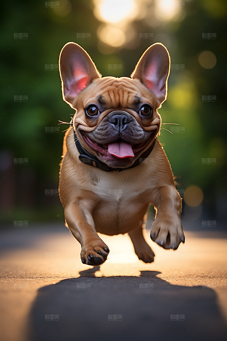法国斗牛犬生活宠物摄影图