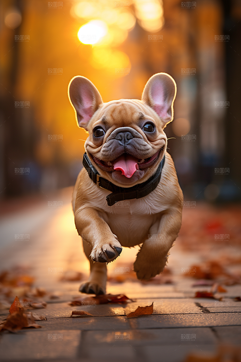 法国斗牛犬生活家居摄影图
