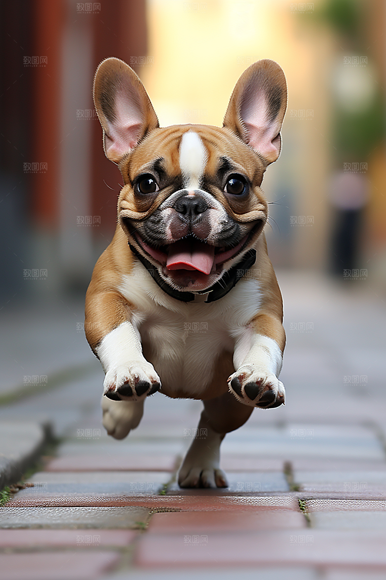 法国斗牛犬自然高清摄影图