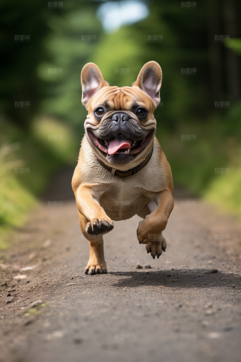 法国斗牛犬养宠家居摄影图