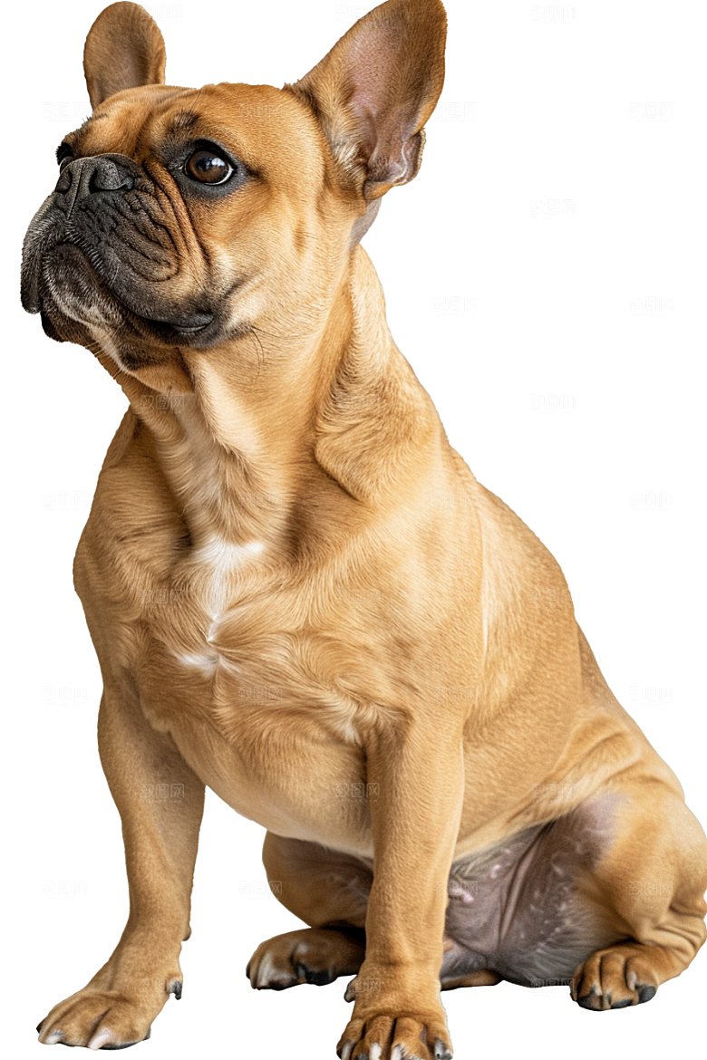 法国斗牛犬自然宠物摄影图