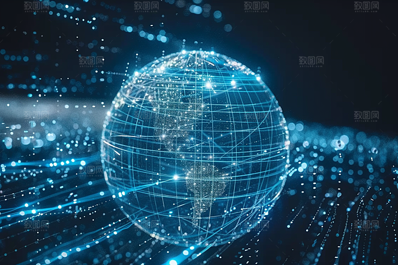 发光地球航天星球素材