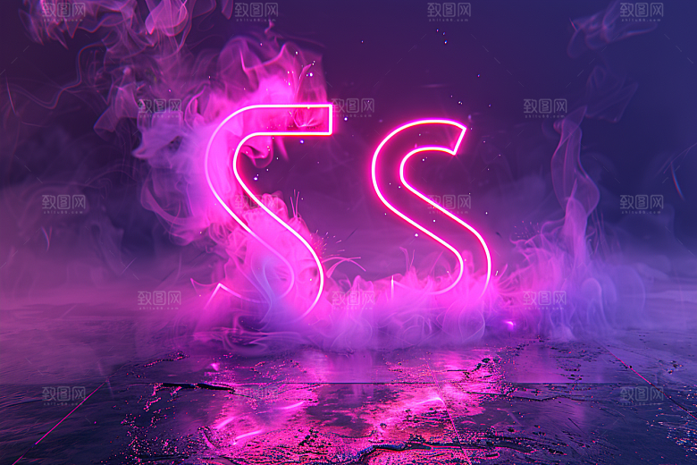 霓虹灯牌光效3D发光字