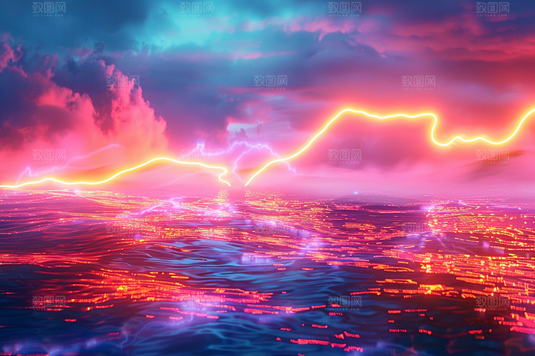 霓虹灯牌灯管高清发光字
