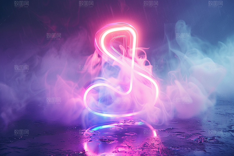 霓虹灯牌赛博朋克灯管发光字