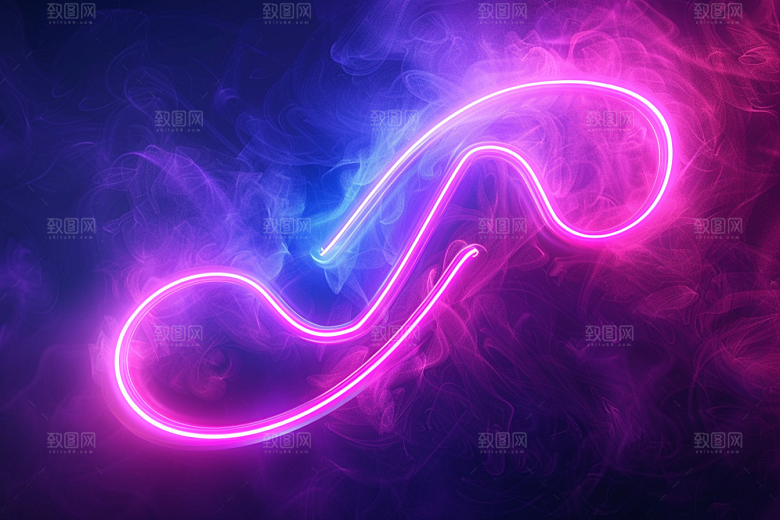 霓虹灯牌立体赛博朋克发光字