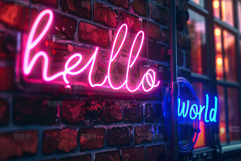 霓虹灯牌店招3D发光字