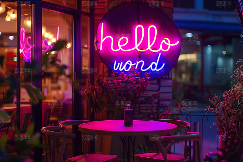霓虹灯牌店招立体发光字