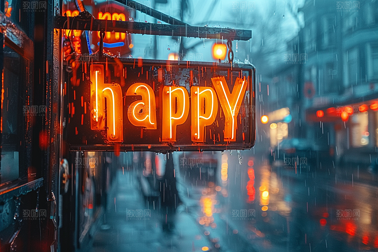 霓虹灯牌酒吧高清发光字