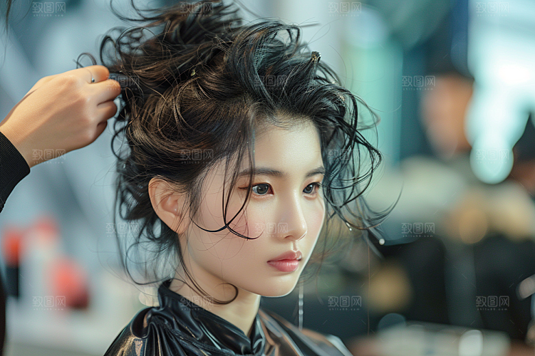 妆造发型艺术彩妆摄影图