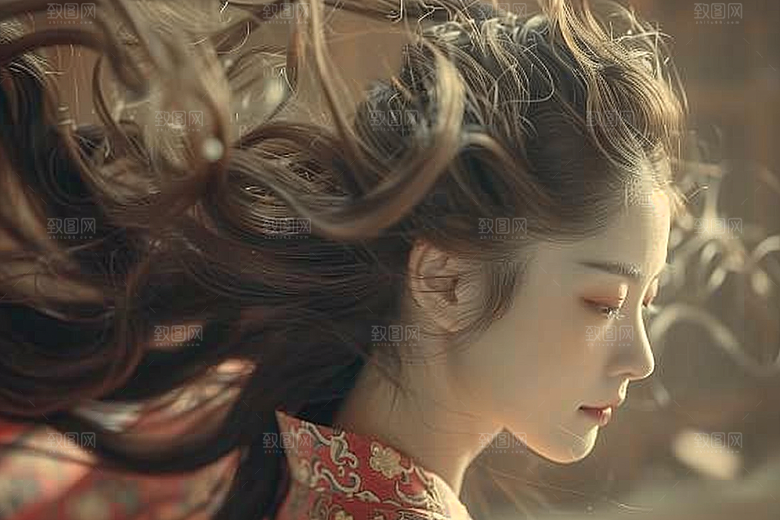 妆造发型美妆美妆造型摄影图