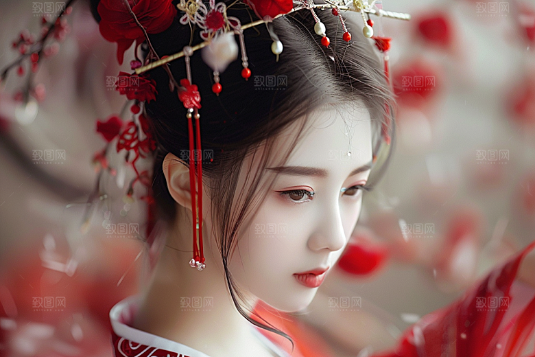 妆造发型高清人物摄影图