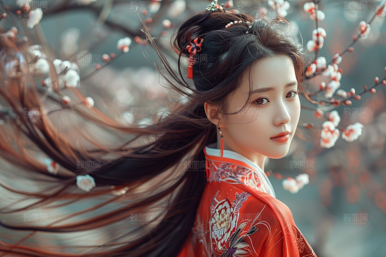 妆造发型彩妆高清摄影图