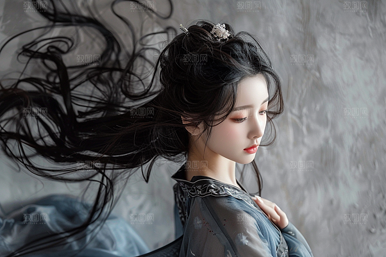 妆造发型彩妆艺术摄影图