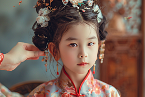 妆造发型彩妆艺术摄影图
