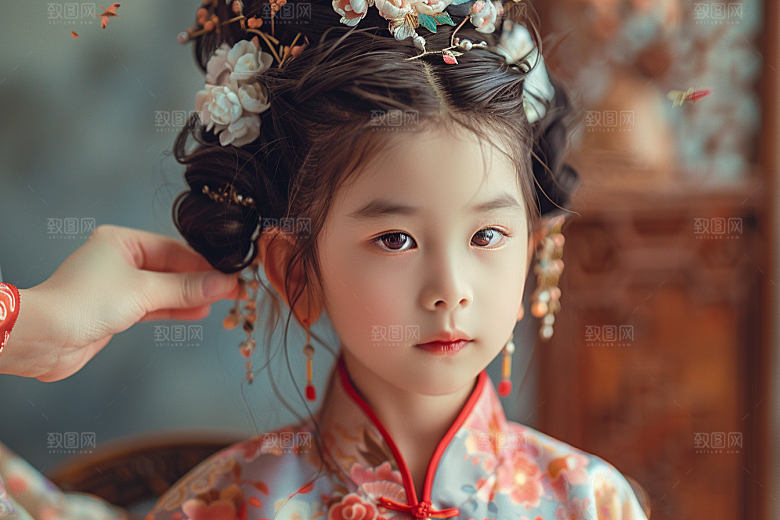 妆造发型彩妆艺术摄影图