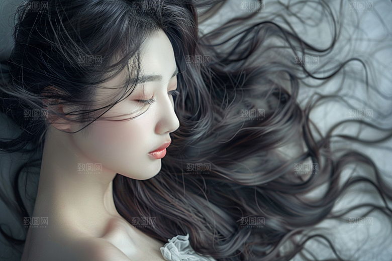妆造发型肖像美妆摄影图