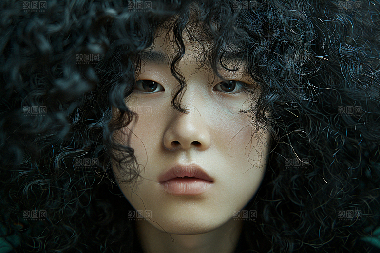 妆造发型艺术彩妆摄影图