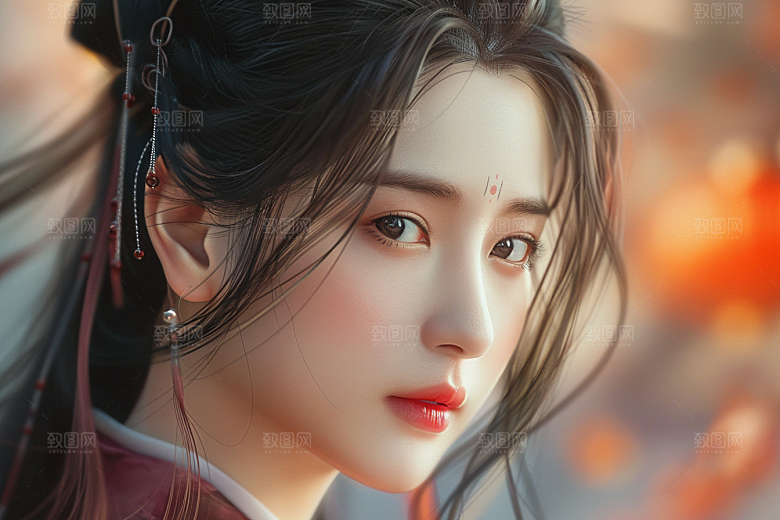 妆造发型美妆高清摄影图