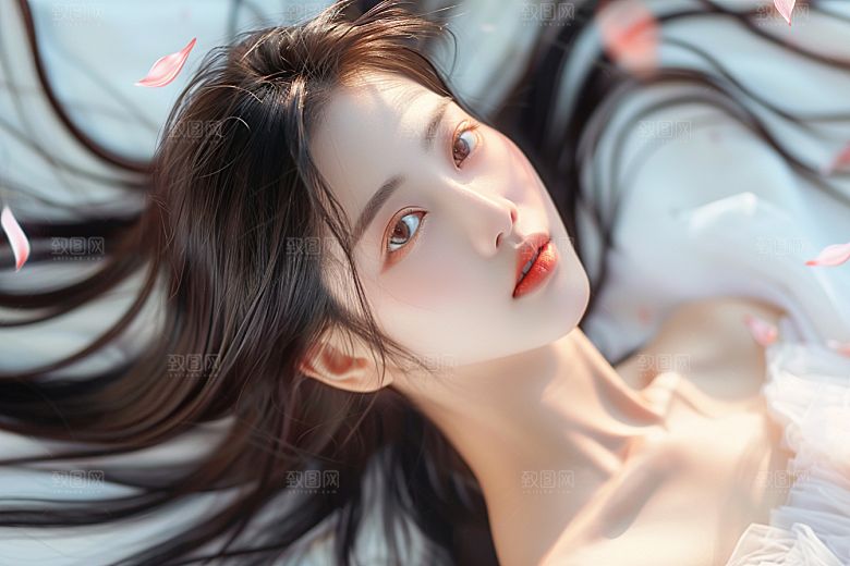 妆造发型人物高清摄影图