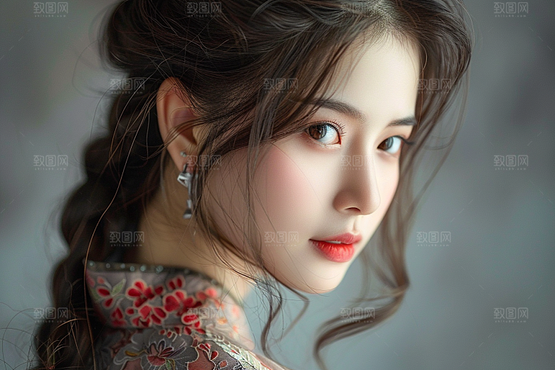 妆造发型美妆美妆造型摄影图