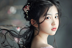 妆造发型美妆人物摄影图