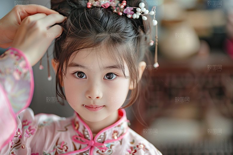 妆造发型写真美妆造型摄影图