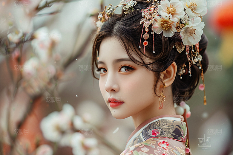妆造发型高清艺术摄影图