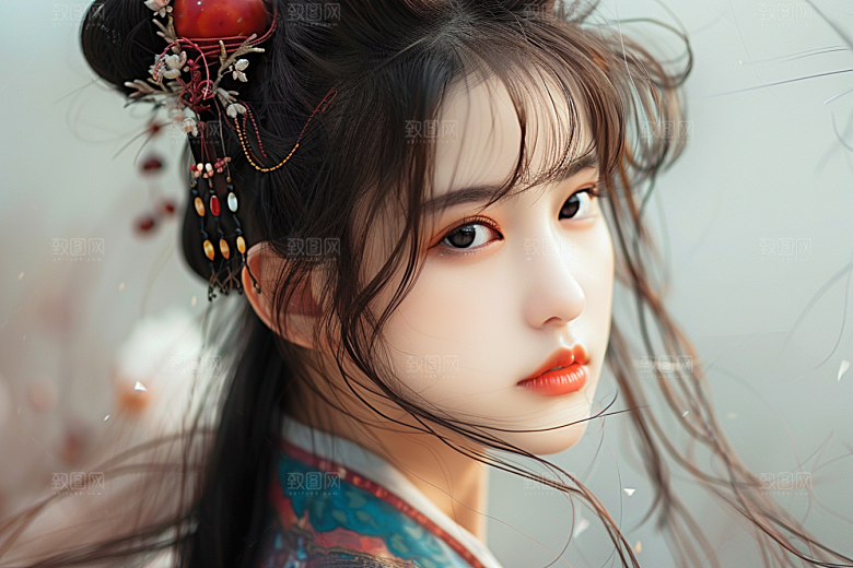 妆造发型彩妆肖像摄影图