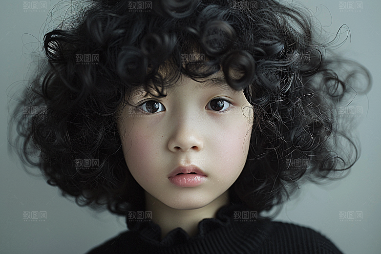 妆造发型美妆造型人物摄影图