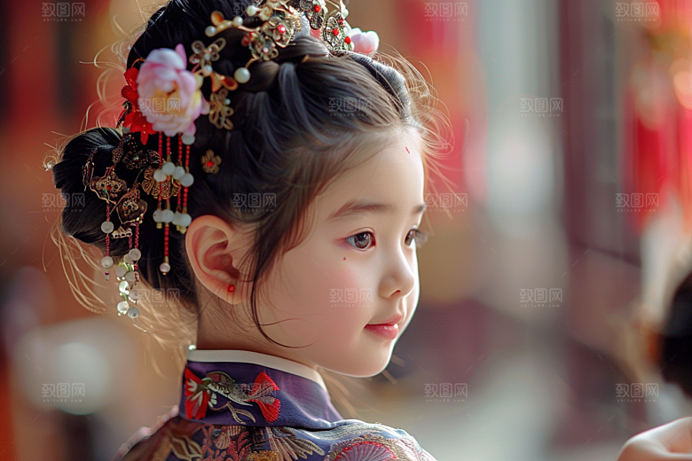 妆造发型写真艺术摄影图