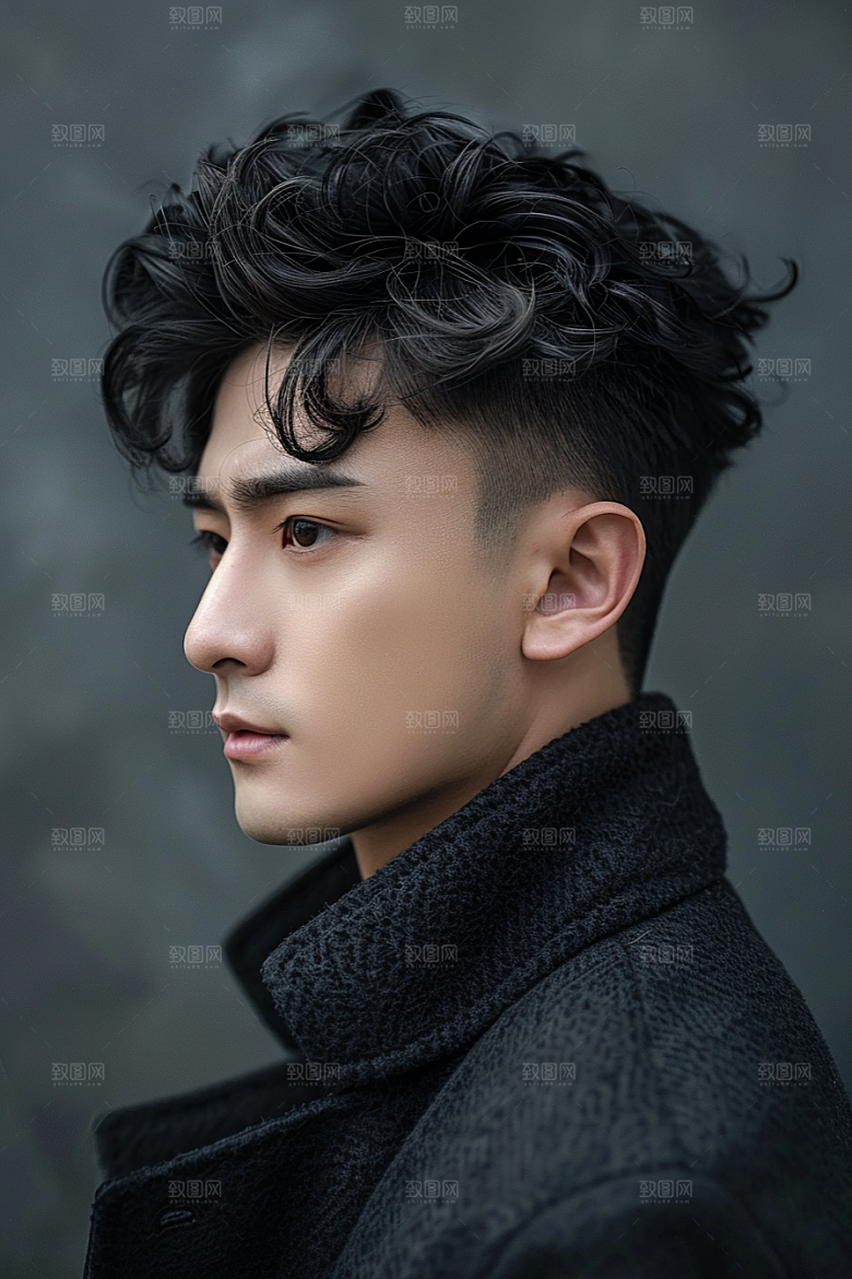 妆造发型人物写真摄影图
