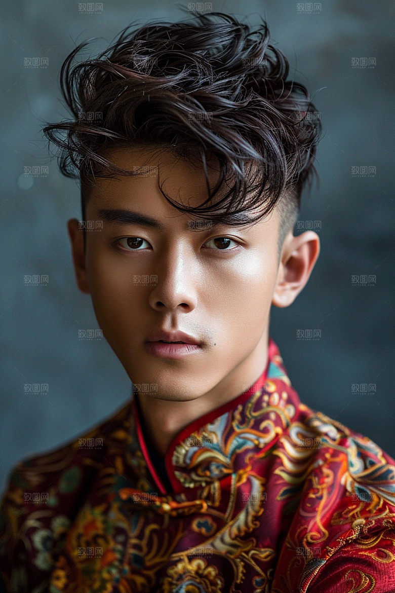 妆造发型写真人物摄影图
