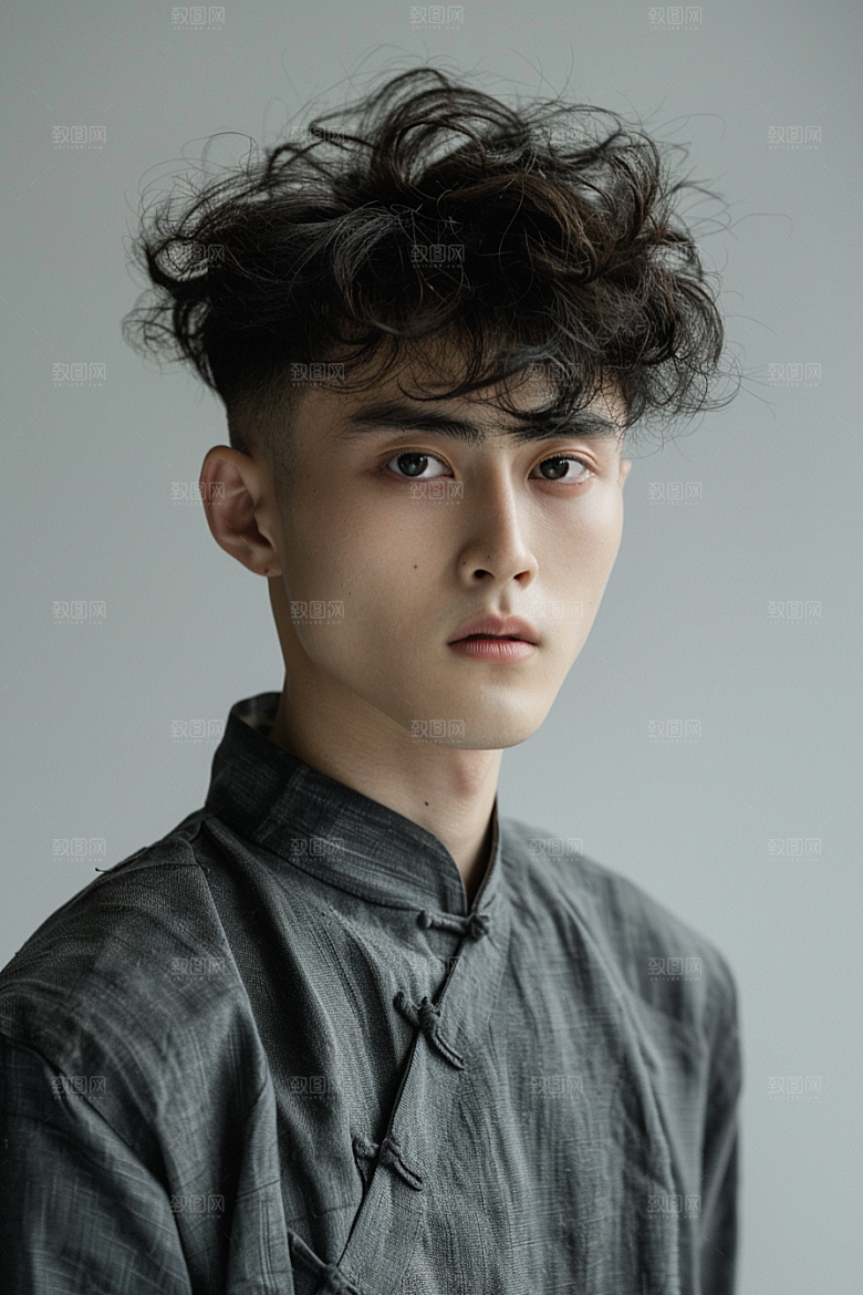妆造发型唯美人物摄影图