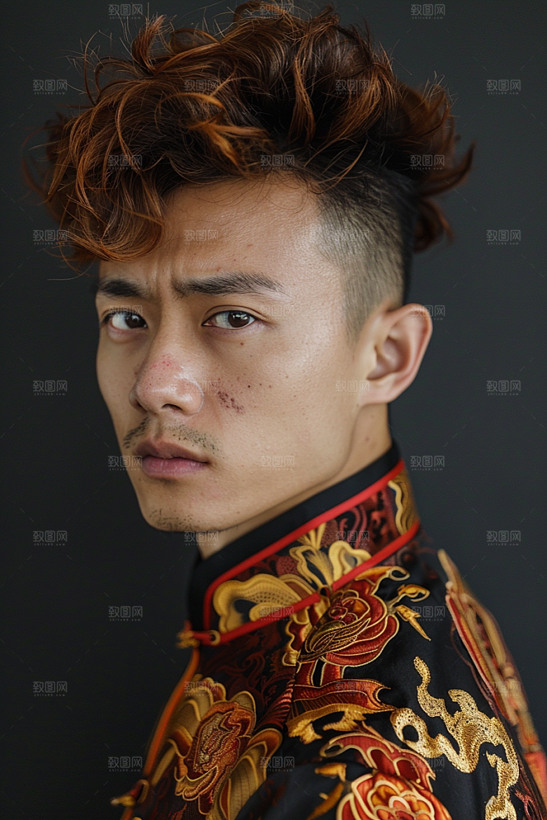 妆造发型唯美艺术摄影图