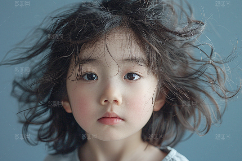 妆造发型写真人物摄影图