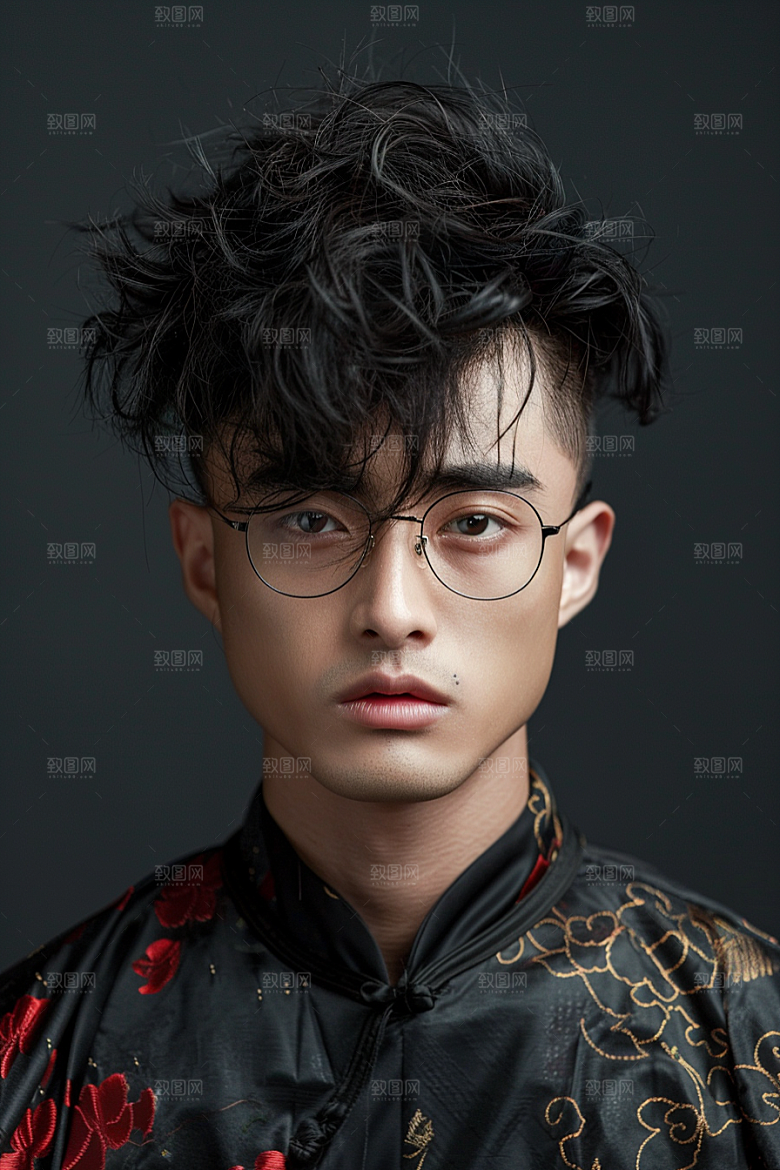 妆造发型美妆造型高清摄影图
