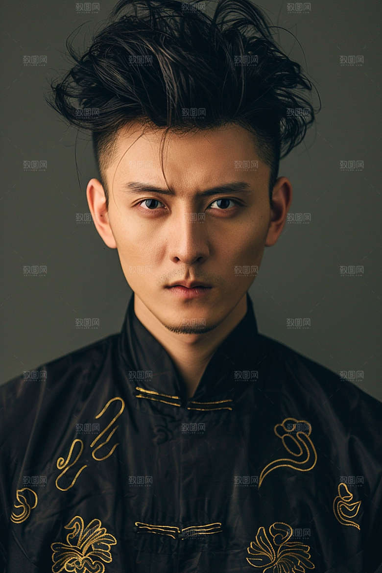 妆造发型美妆彩妆摄影图