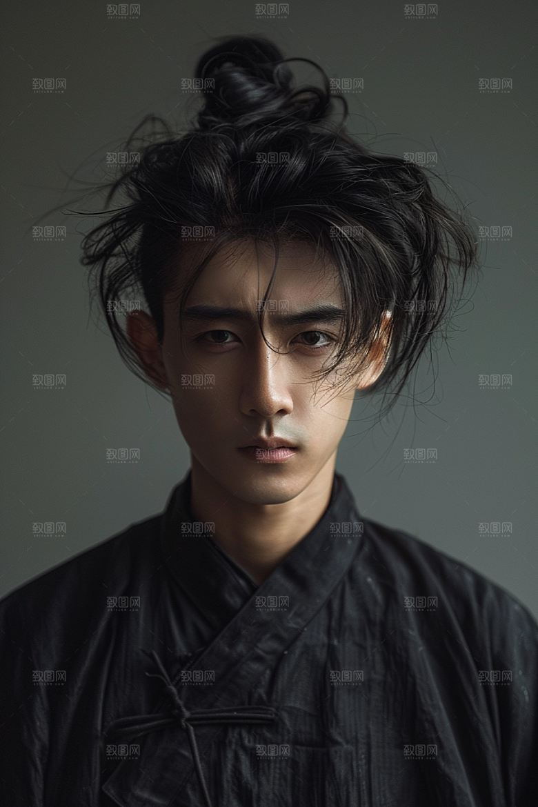 妆造发型唯美写真摄影图