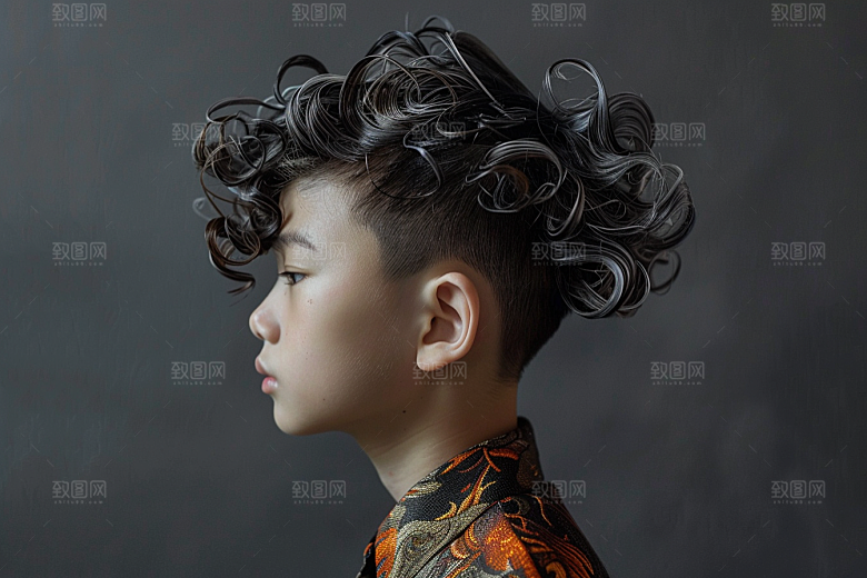 妆造发型高清彩妆摄影图