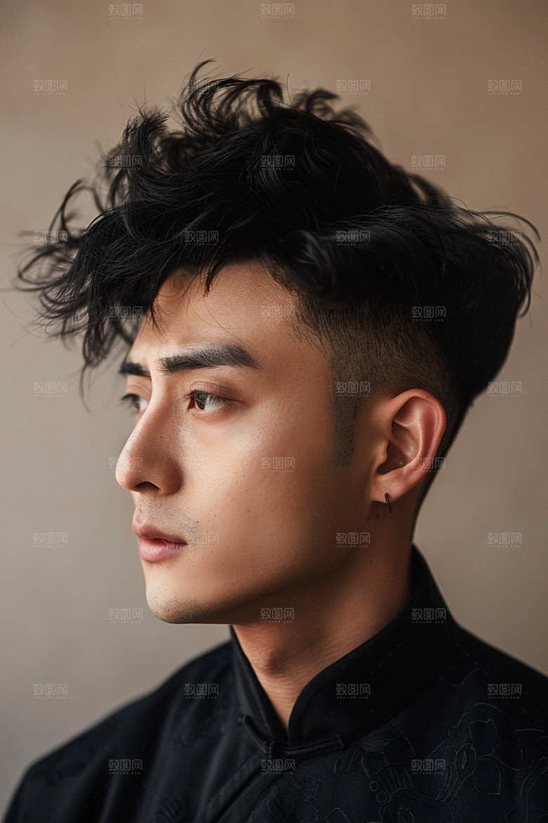 妆造发型美妆造型写真摄影图