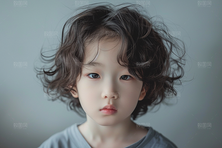 妆造发型肖像艺术发型摄影图