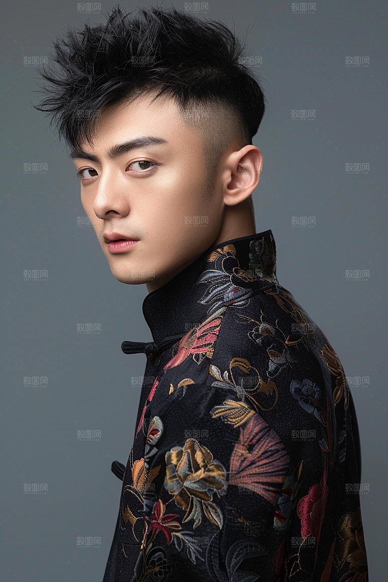 妆造发型高清肖像摄影图